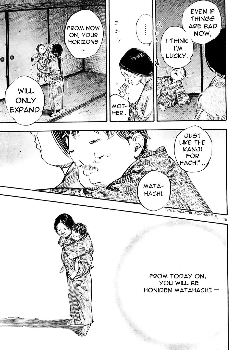 Vagabond Chapter 273 page 15 - Chapter 273: Mother and Child