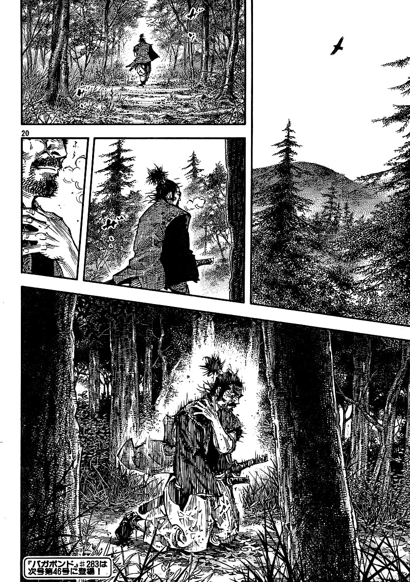 Vagabond manga, chapter 282, page 19 of 20