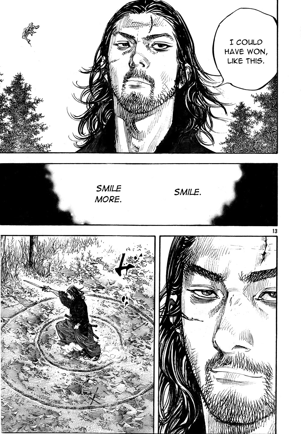 Vagabond manga, chapter 284, page 12 of 19