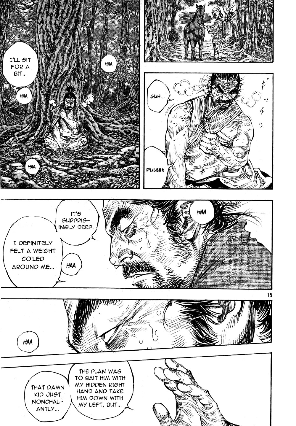 Vagabond manga, chapter 284, page 13 of 19