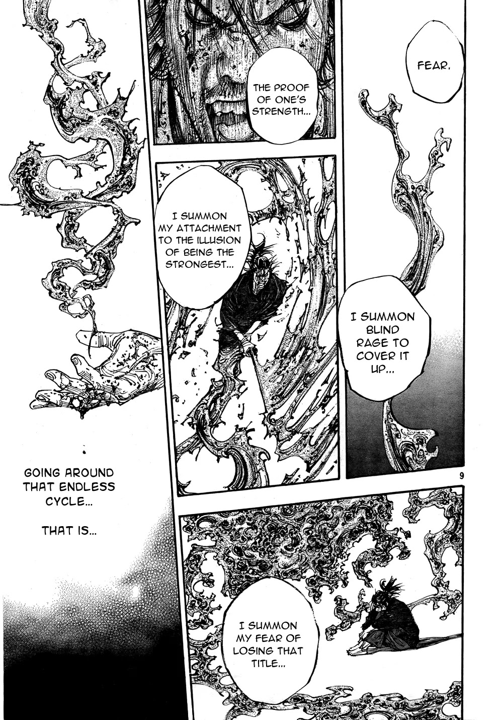 Vagabond manga, chapter 284, page 8 of 19
