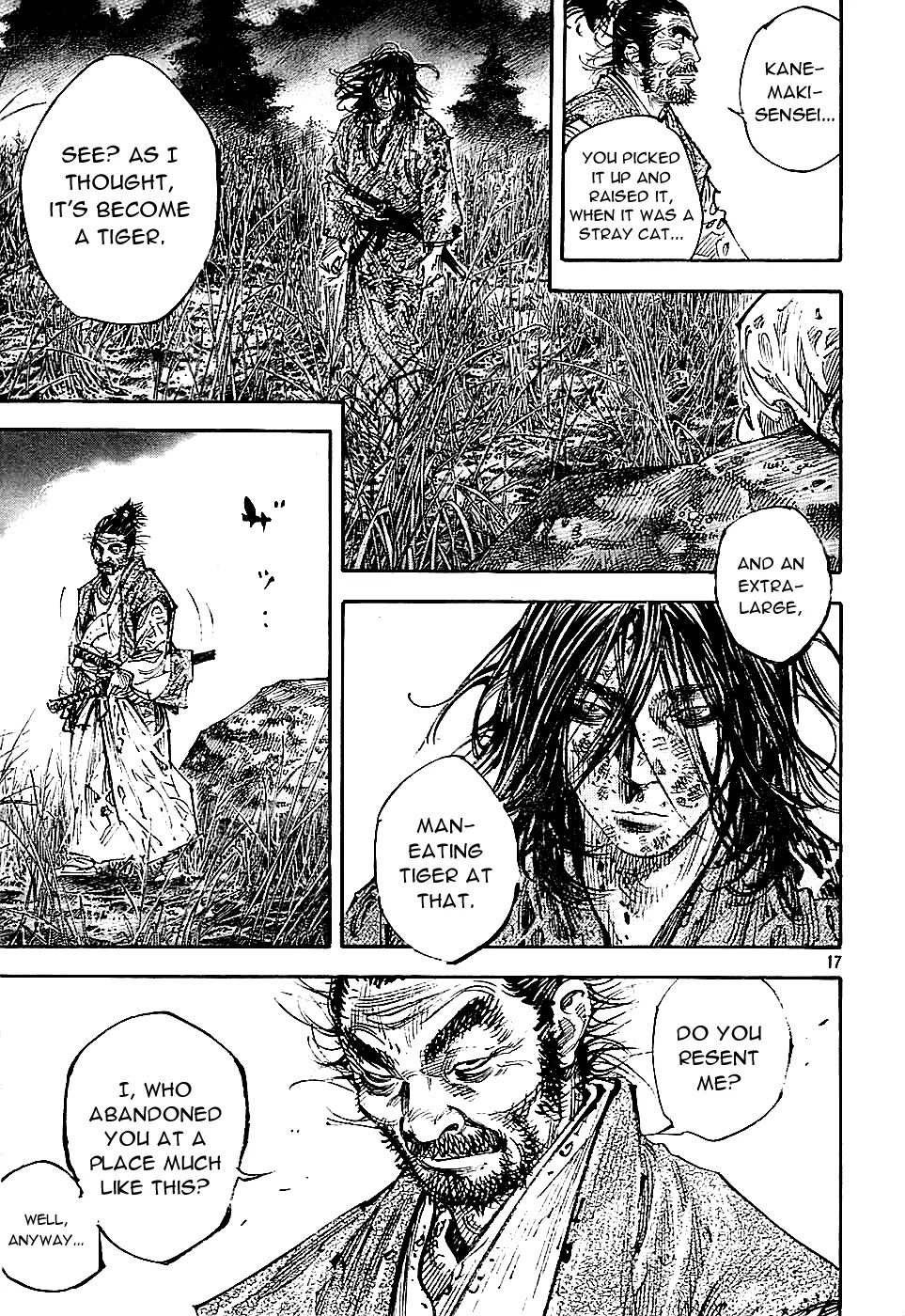 Vagabond manga, chapter 285, page 15 of 19