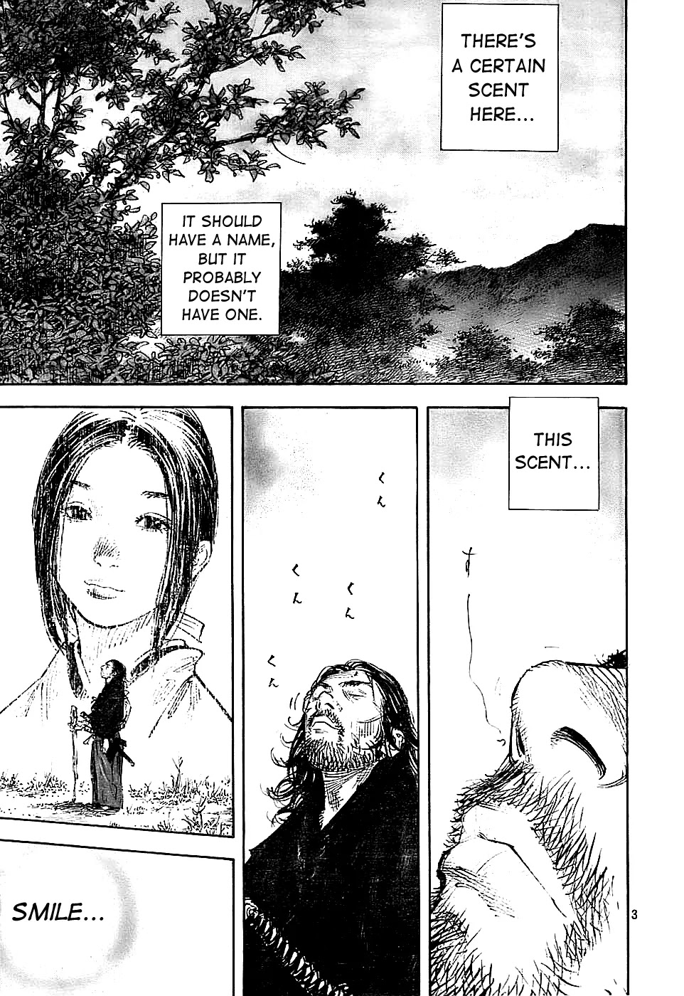 Vagabond manga, chapter 285, page 3 of 19