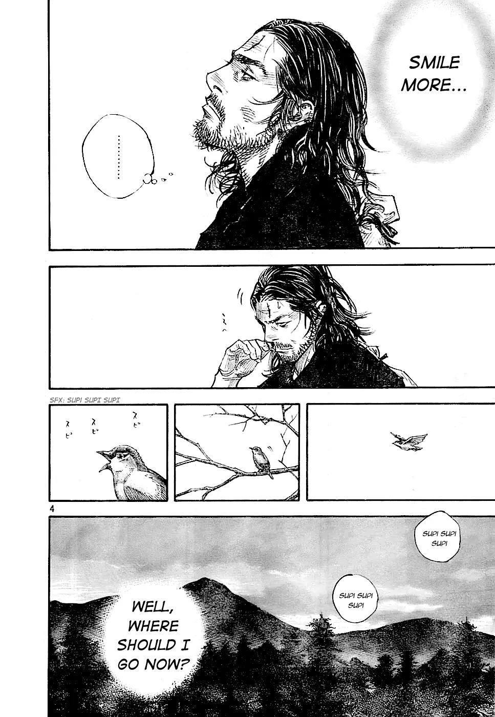 Vagabond manga, chapter 285, page 4 of 19