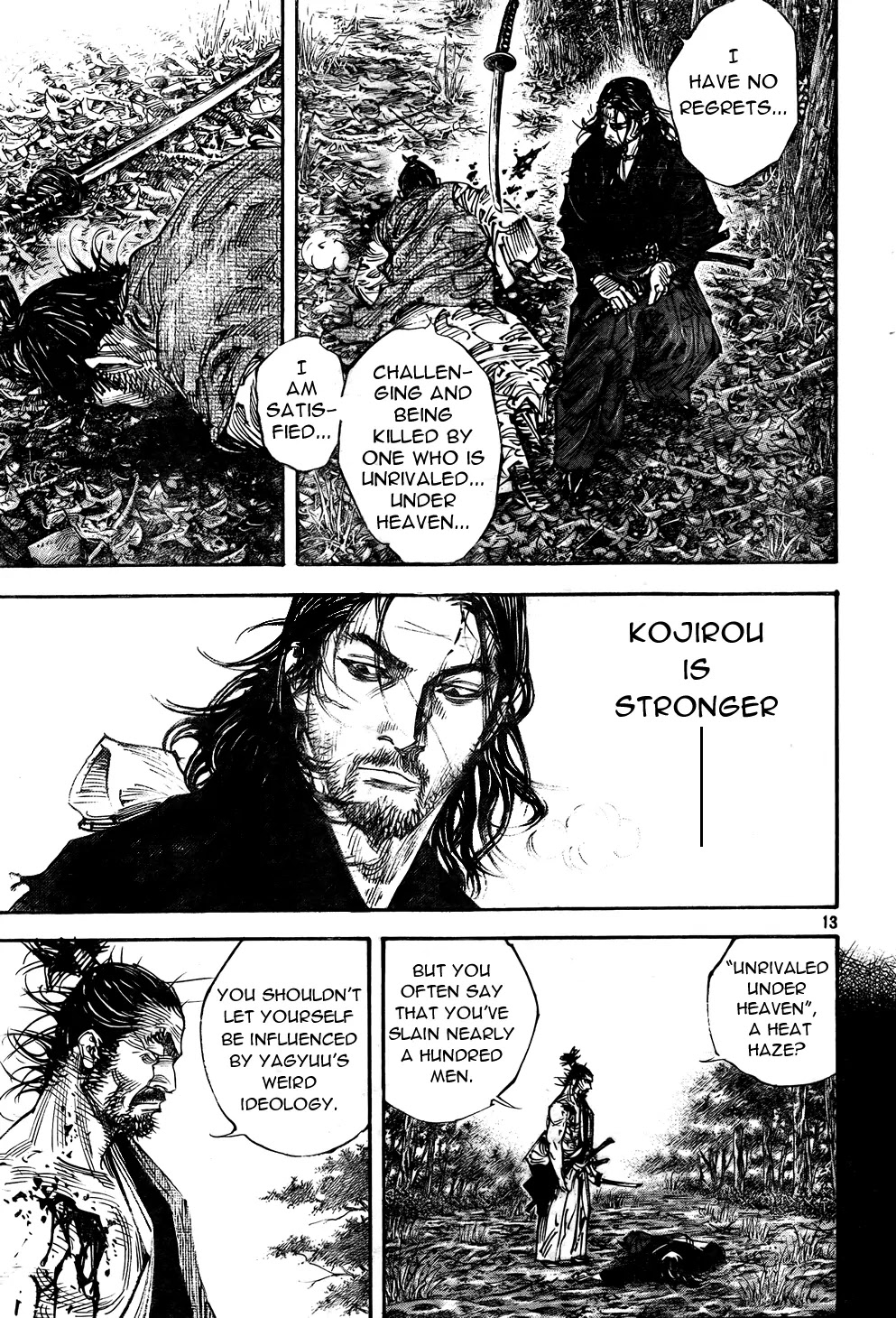 Vagabond manga, chapter 287, page 12 of 16