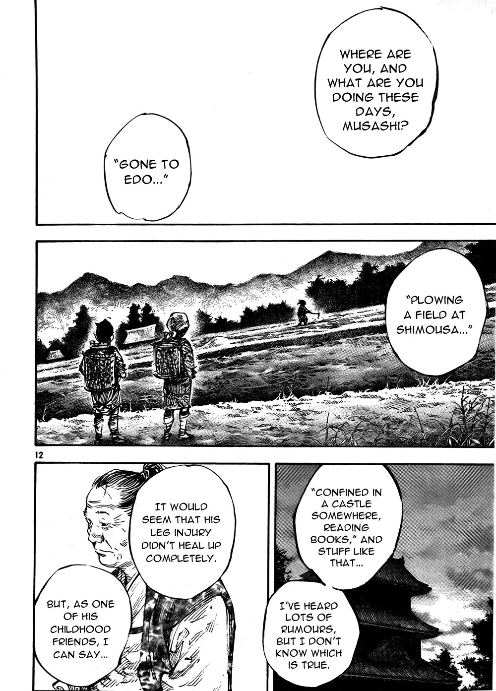 Vagabond manga, chapter 288, page 12 of 25