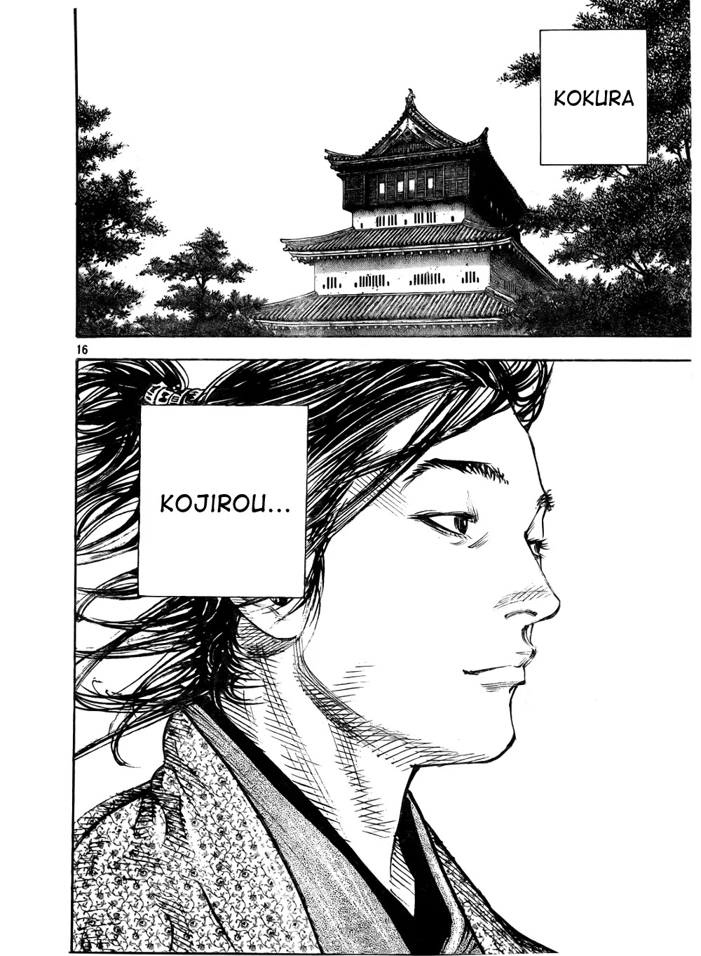 Vagabond manga, chapter 288, page 16 of 25