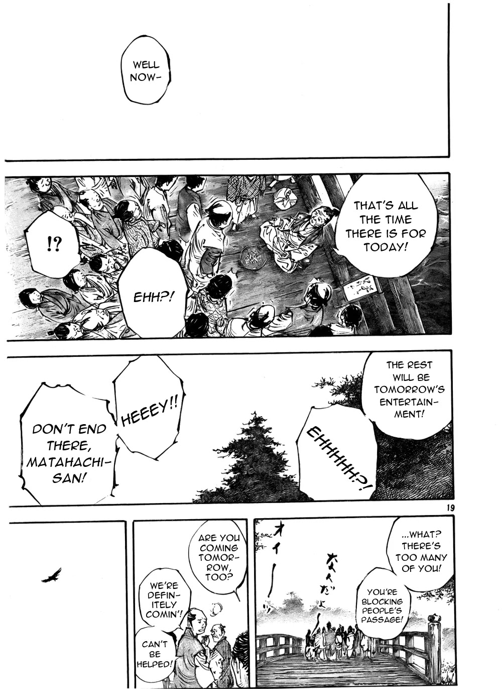 Vagabond manga, chapter 288, page 19 of 25