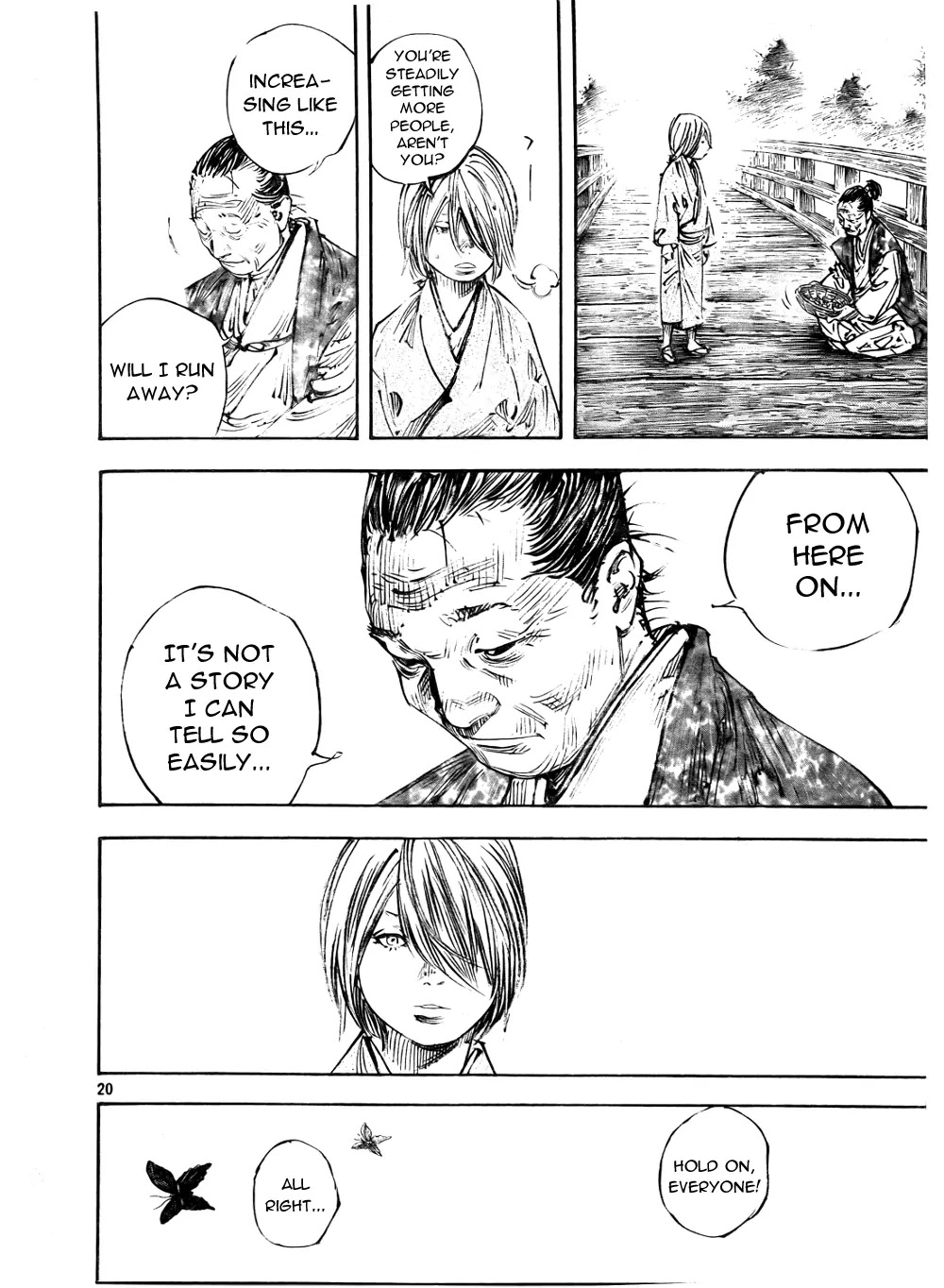 Vagabond manga, chapter 288, page 20 of 25