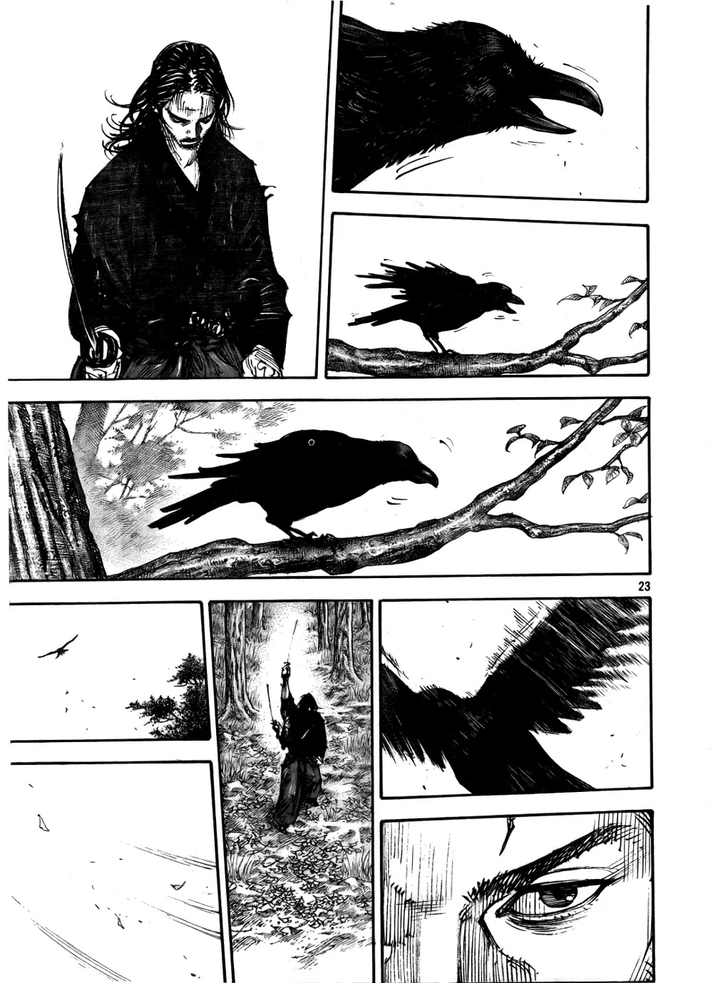 Vagabond manga, chapter 288, page 23 of 25