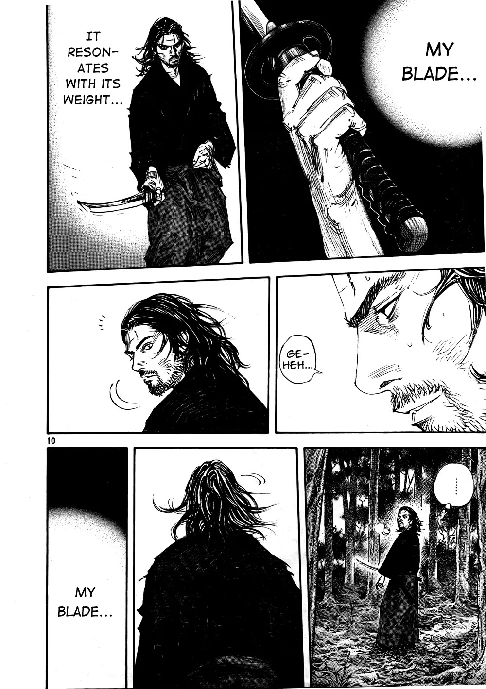 Vagabond manga, chapter 289, page 10 of 21