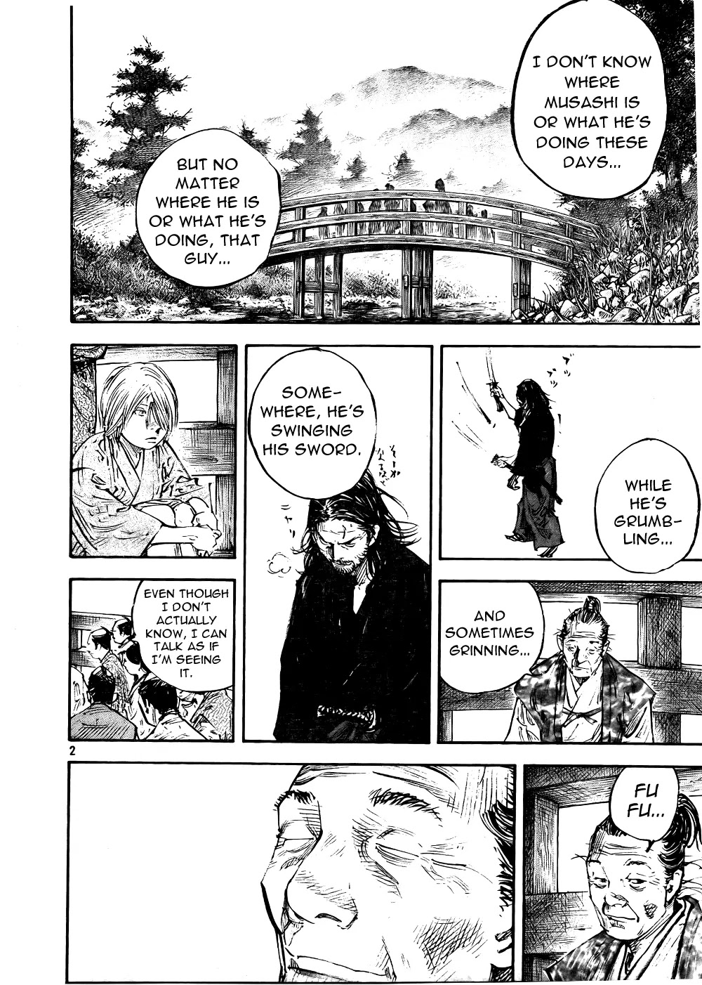 Vagabond manga, chapter 289, page 2 of 21