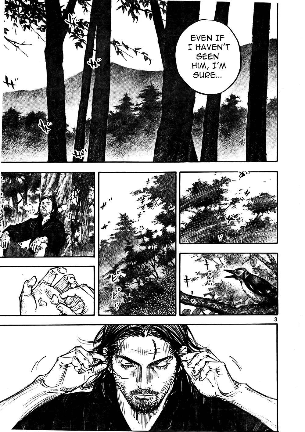 Vagabond manga, chapter 289, page 3 of 21