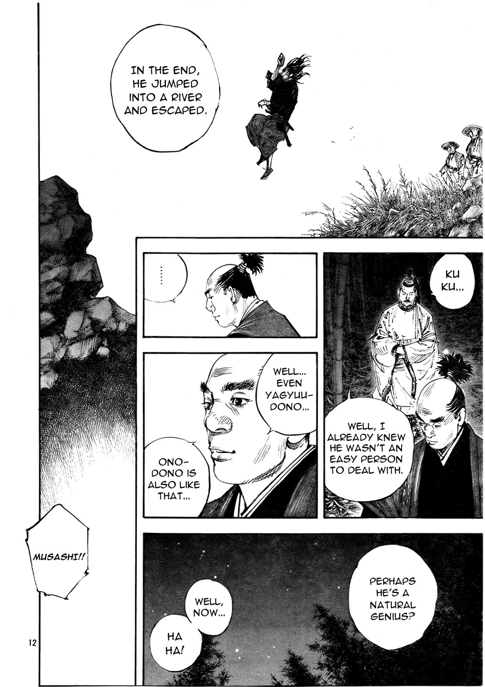 Vagabond manga, chapter 290, page 12 of 17