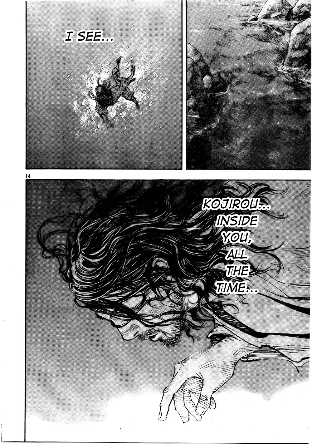 Vagabond manga, chapter 290, page 14 of 17