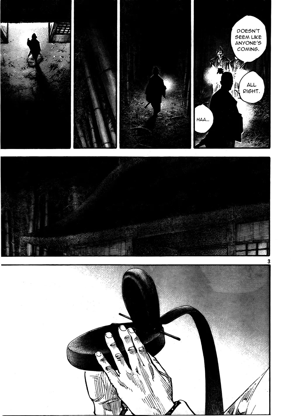 Vagabond manga, chapter 290, page 3 of 17