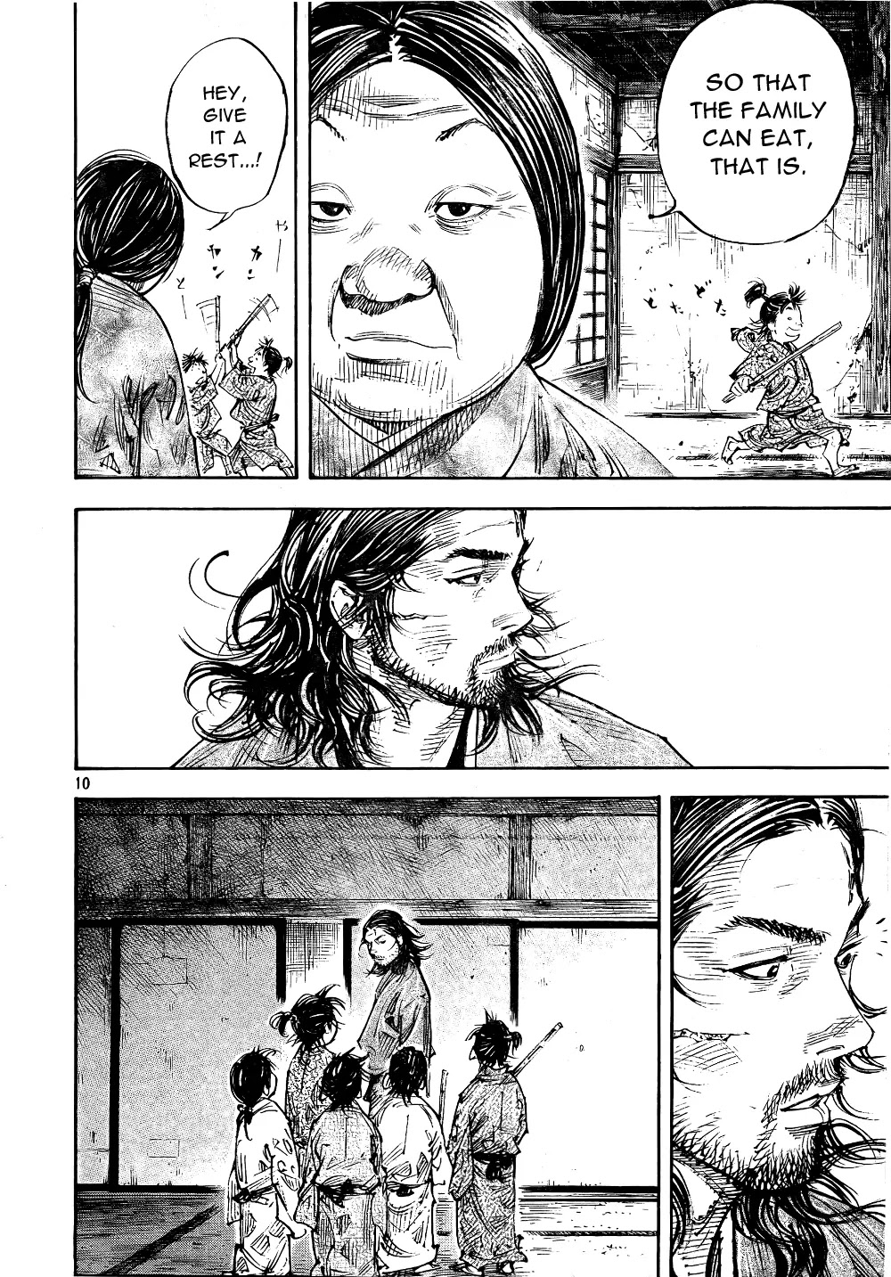 Vagabond manga, chapter 291, page 10 of 17