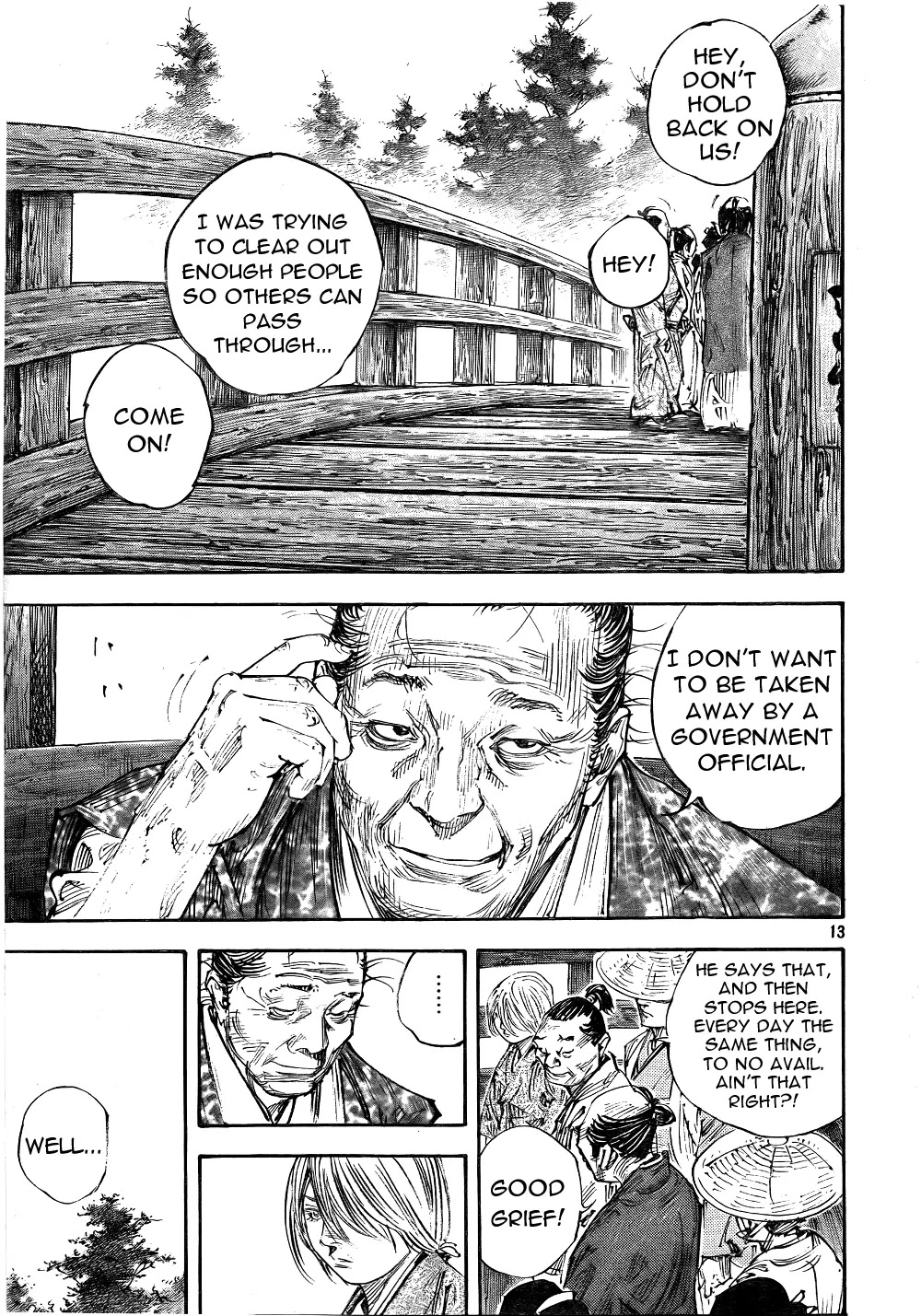 Vagabond manga, chapter 291, page 13 of 17