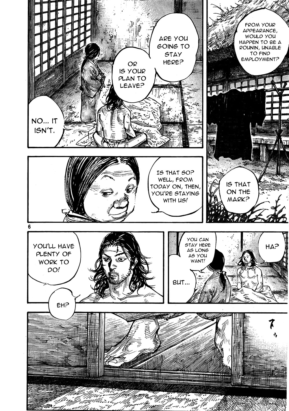 Vagabond manga, chapter 291, page 6 of 17