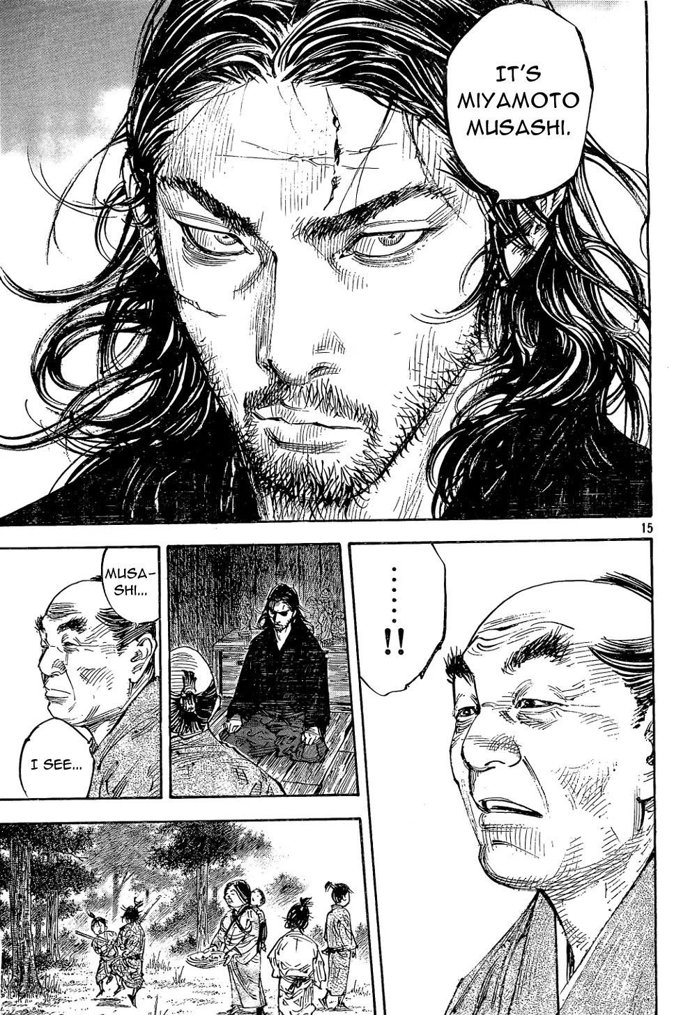 Vagabond manga, chapter 293, page 15 of 21