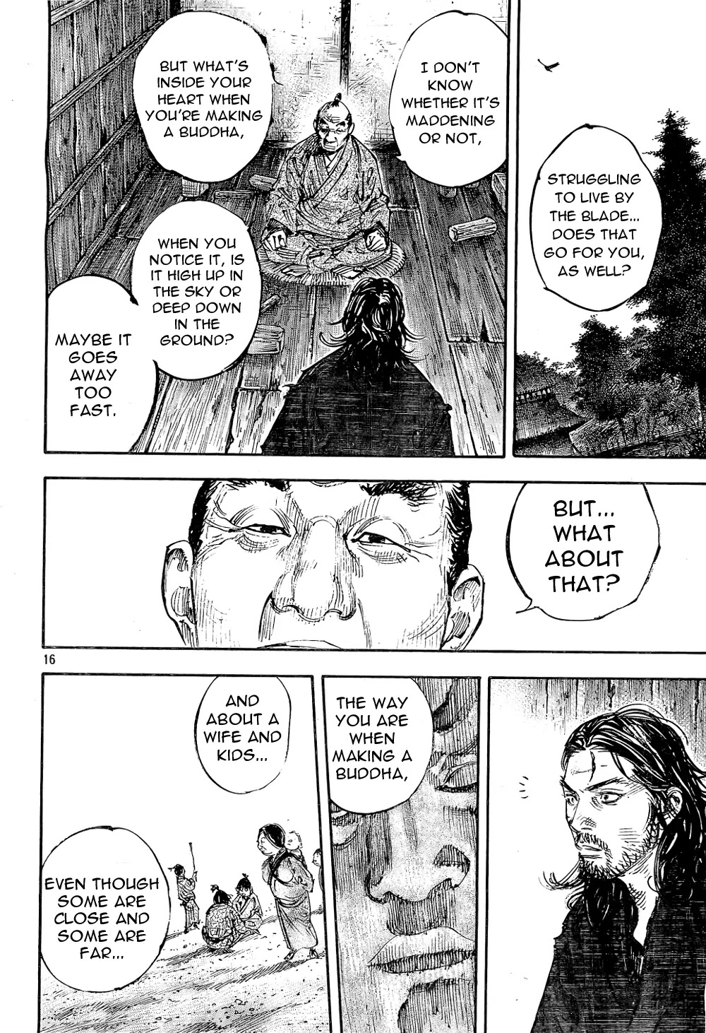 Vagabond manga, chapter 293, page 16 of 21