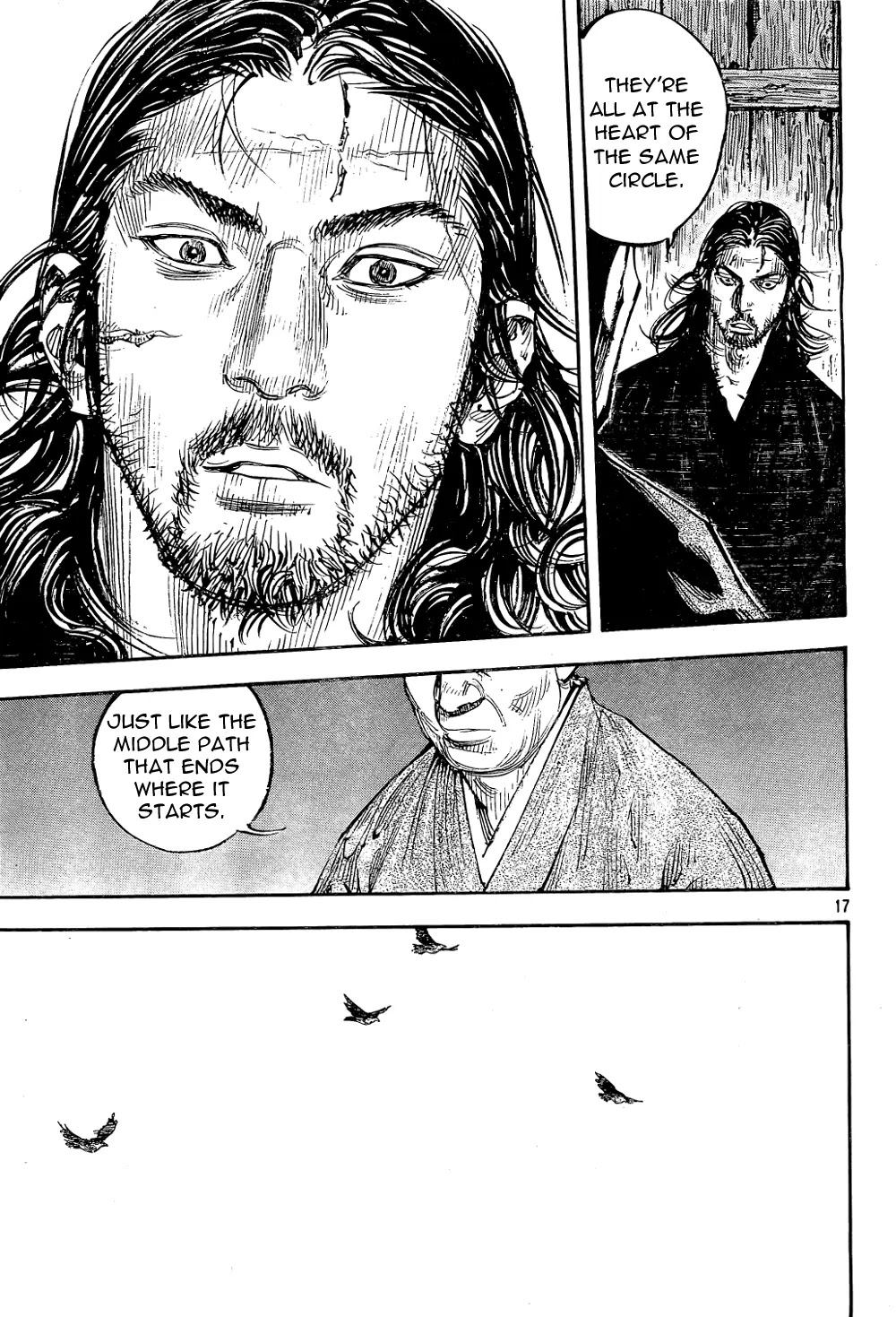 Vagabond manga, chapter 293, page 17 of 21