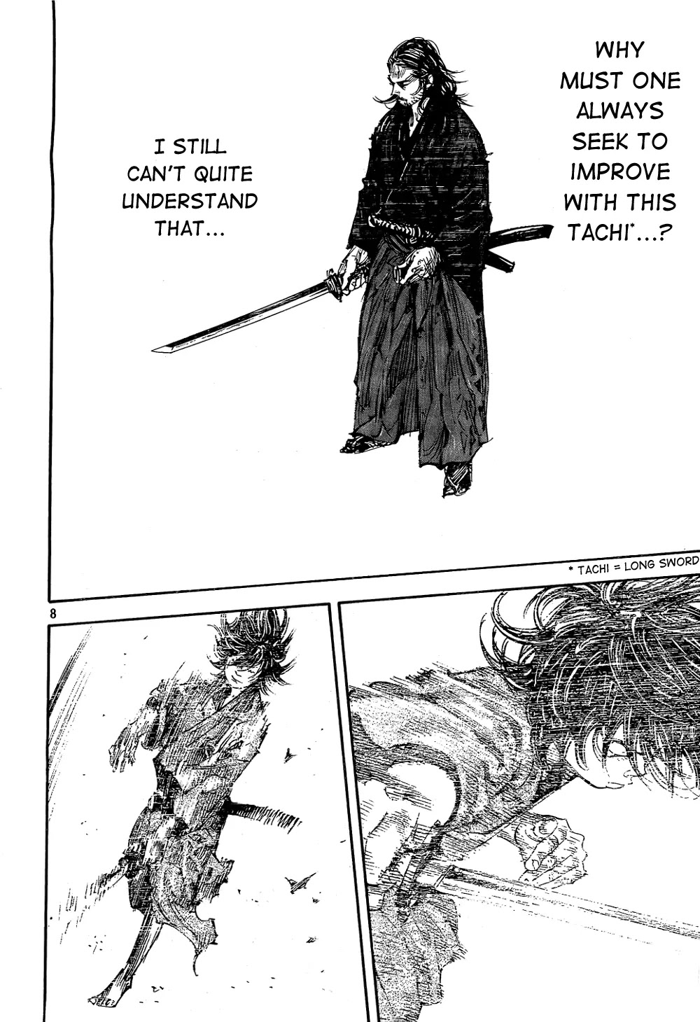 Vagabond manga, chapter 293, page 8 of 21