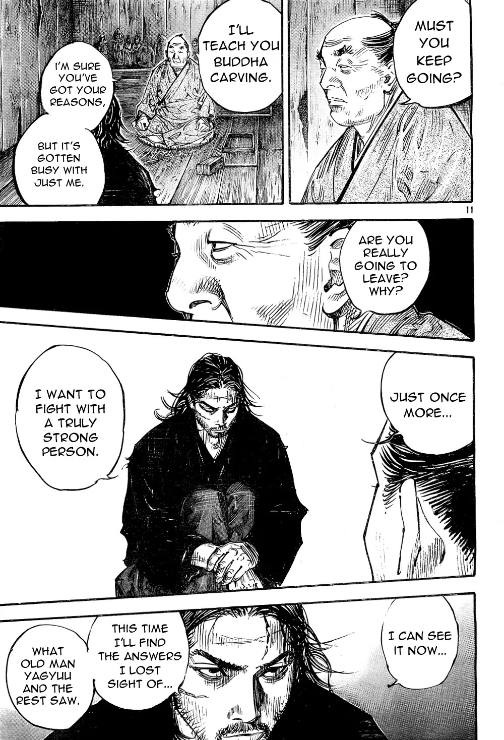 Vagabond manga, chapter 294, page 11 of 21