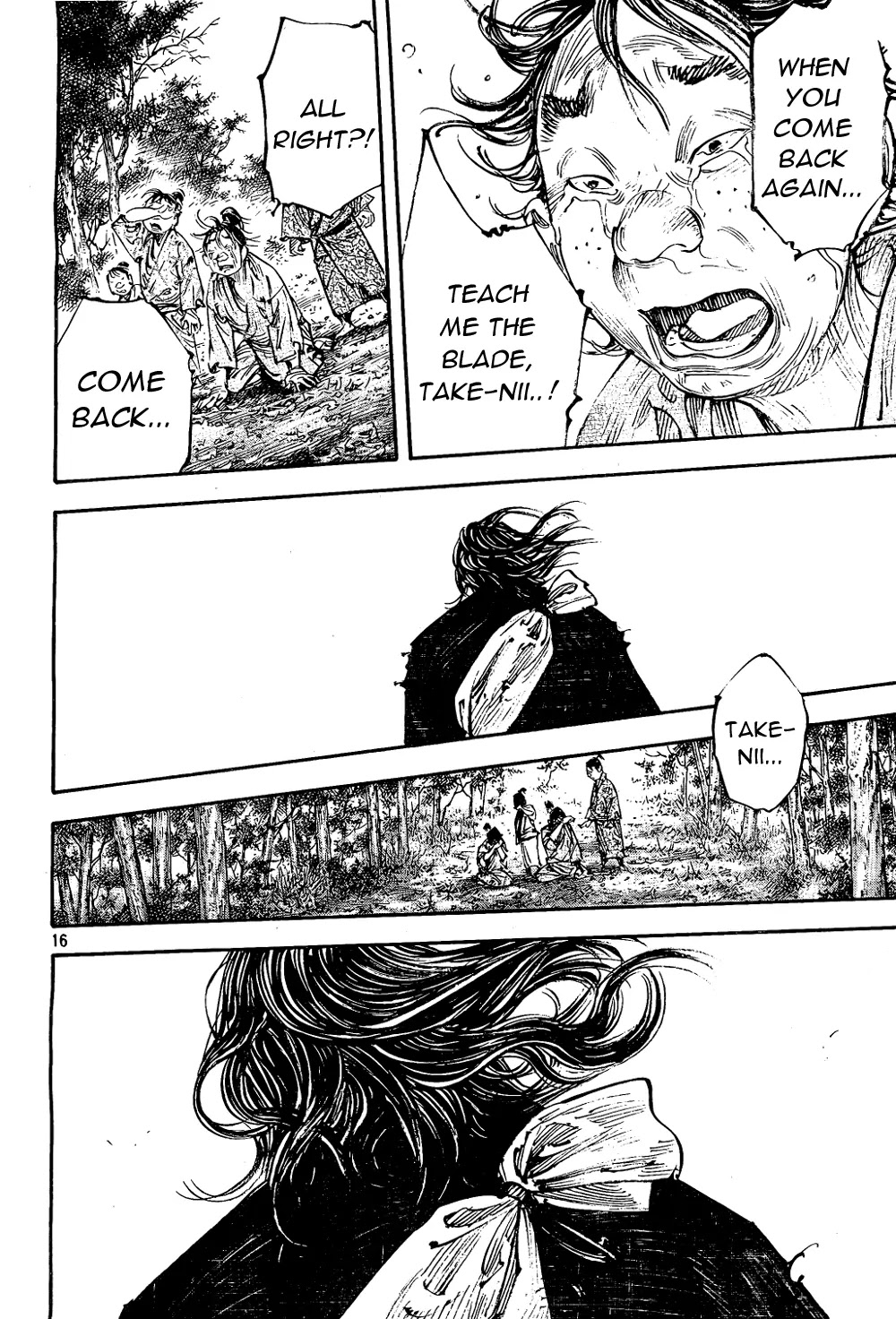 Vagabond manga, chapter 294, page 16 of 21