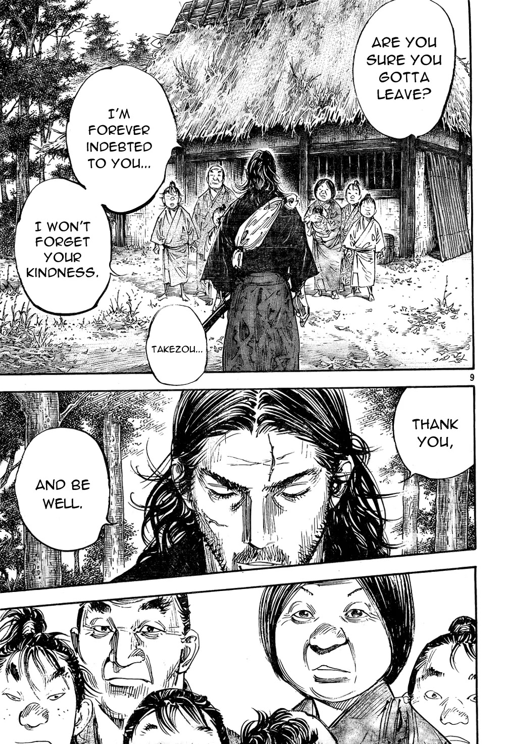 Vagabond manga, chapter 294, page 9 of 21