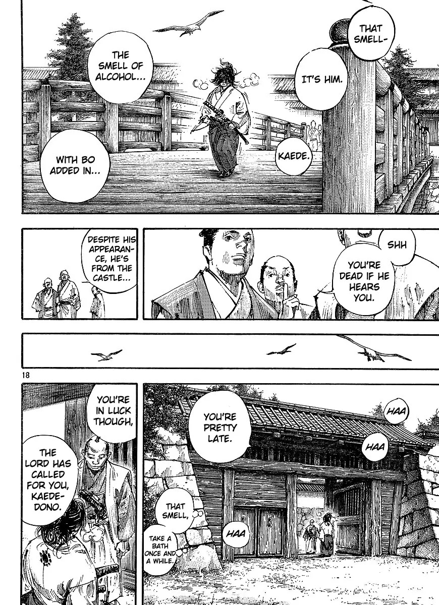 Vagabond manga, chapter 298, page 17 of 20