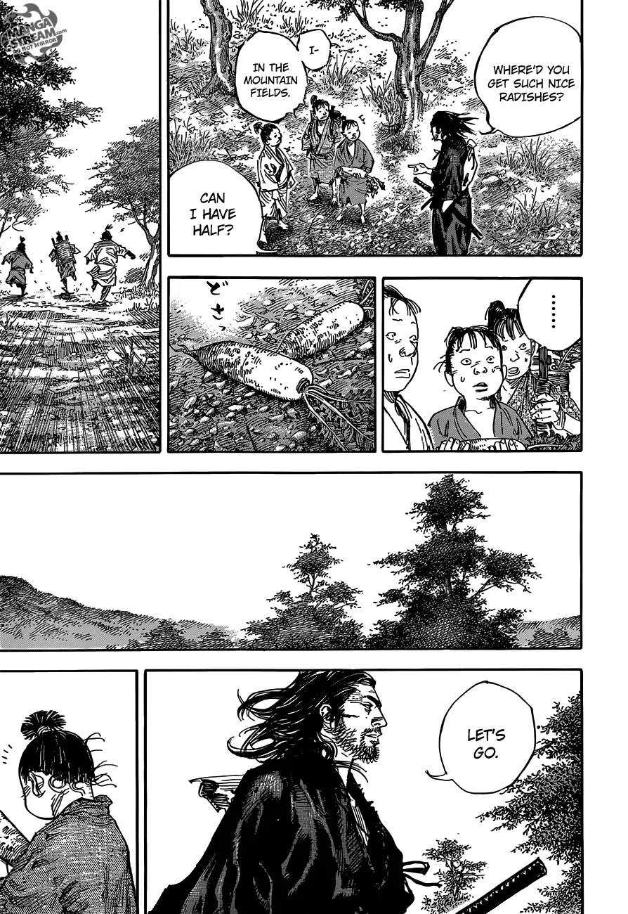 Vagabond manga, chapter 303, page 36 of 37