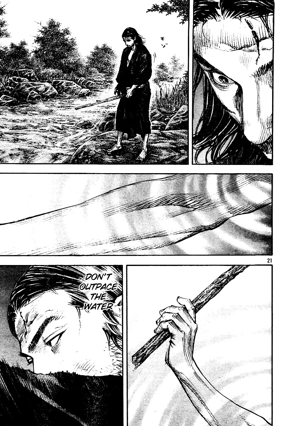 Vagabond manga, chapter 305, page 20 of 35