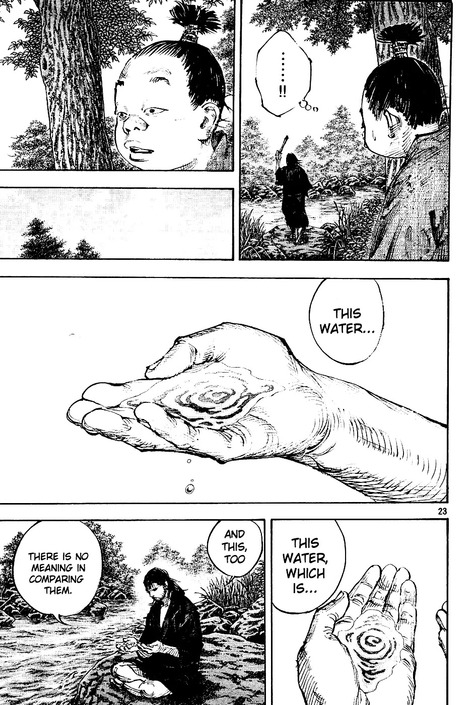 Vagabond manga, chapter 305, page 22 of 35