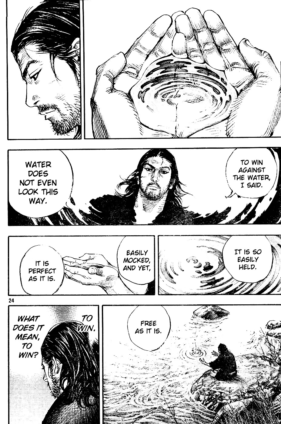 Vagabond manga, chapter 305, page 23 of 35