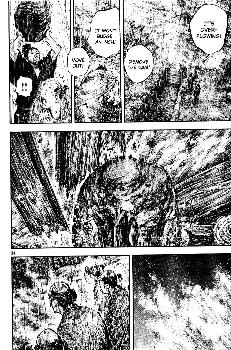 Vagabond manga, chapter 305, page 33 of 35