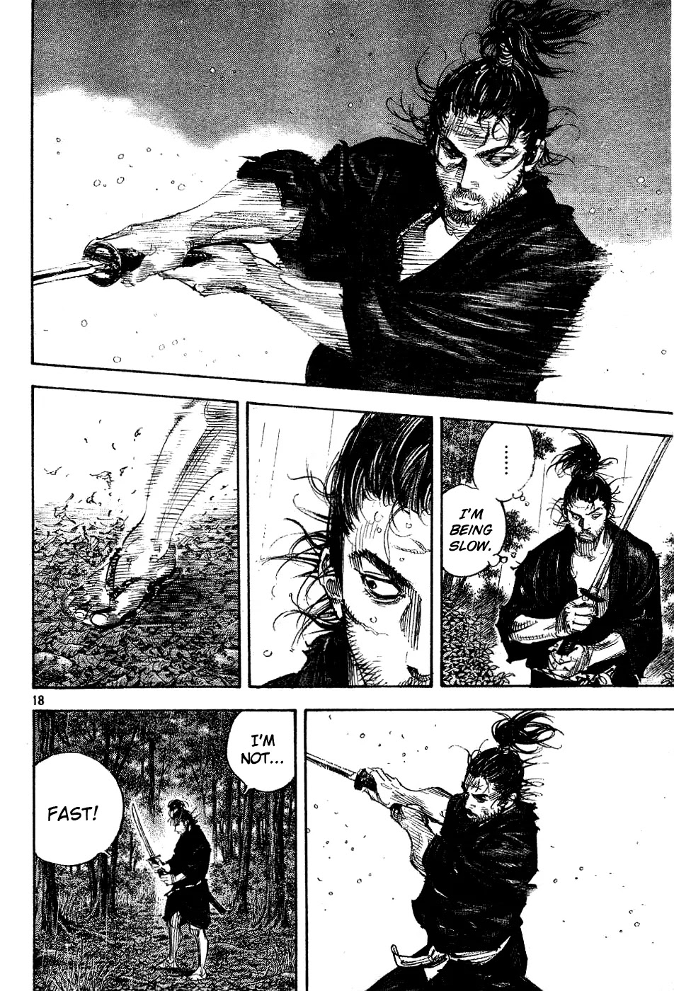 Vagabond manga, chapter 306, page 17 of 33