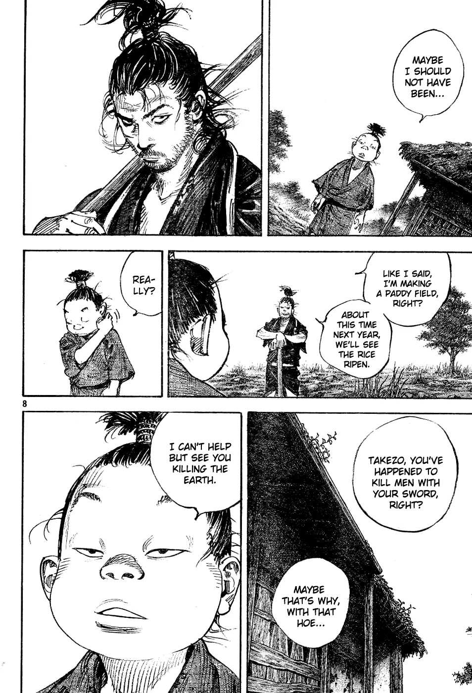 Vagabond manga, chapter 306, page 7 of 33