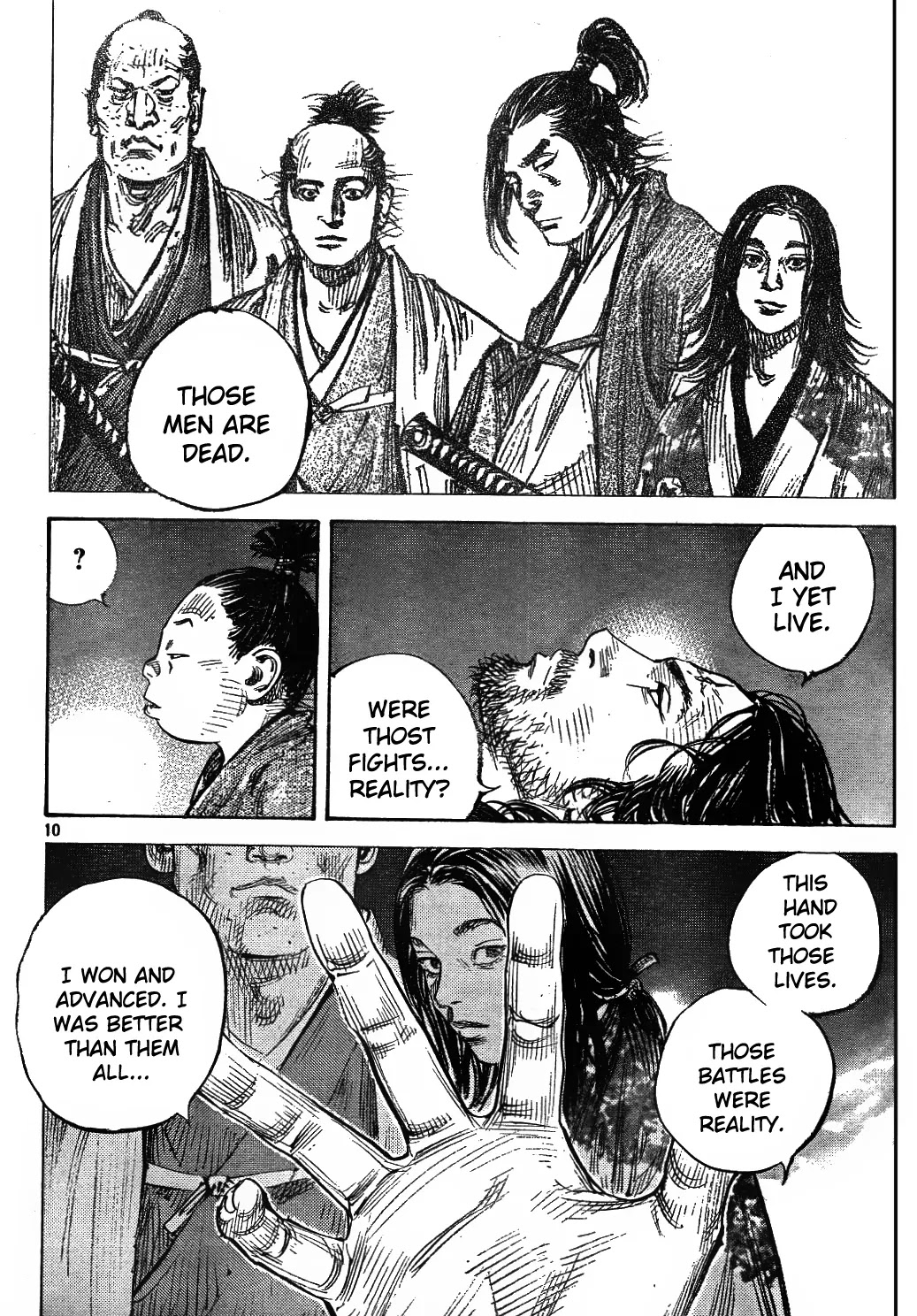 Vagabond manga, chapter 307, page 10 of 36