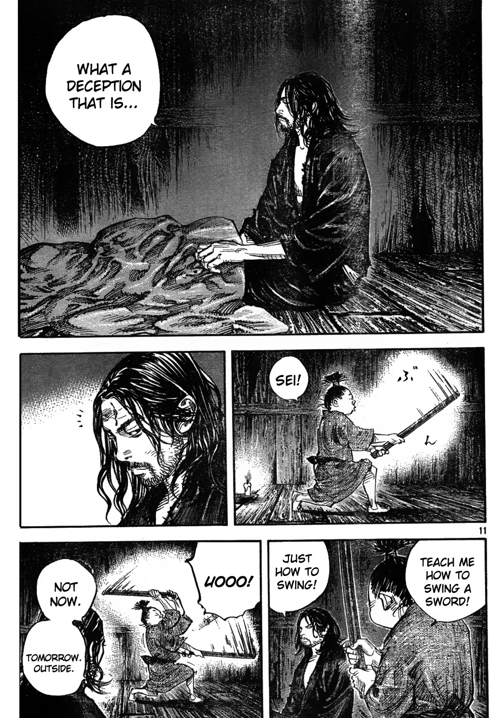 Vagabond manga, chapter 307, page 11 of 36