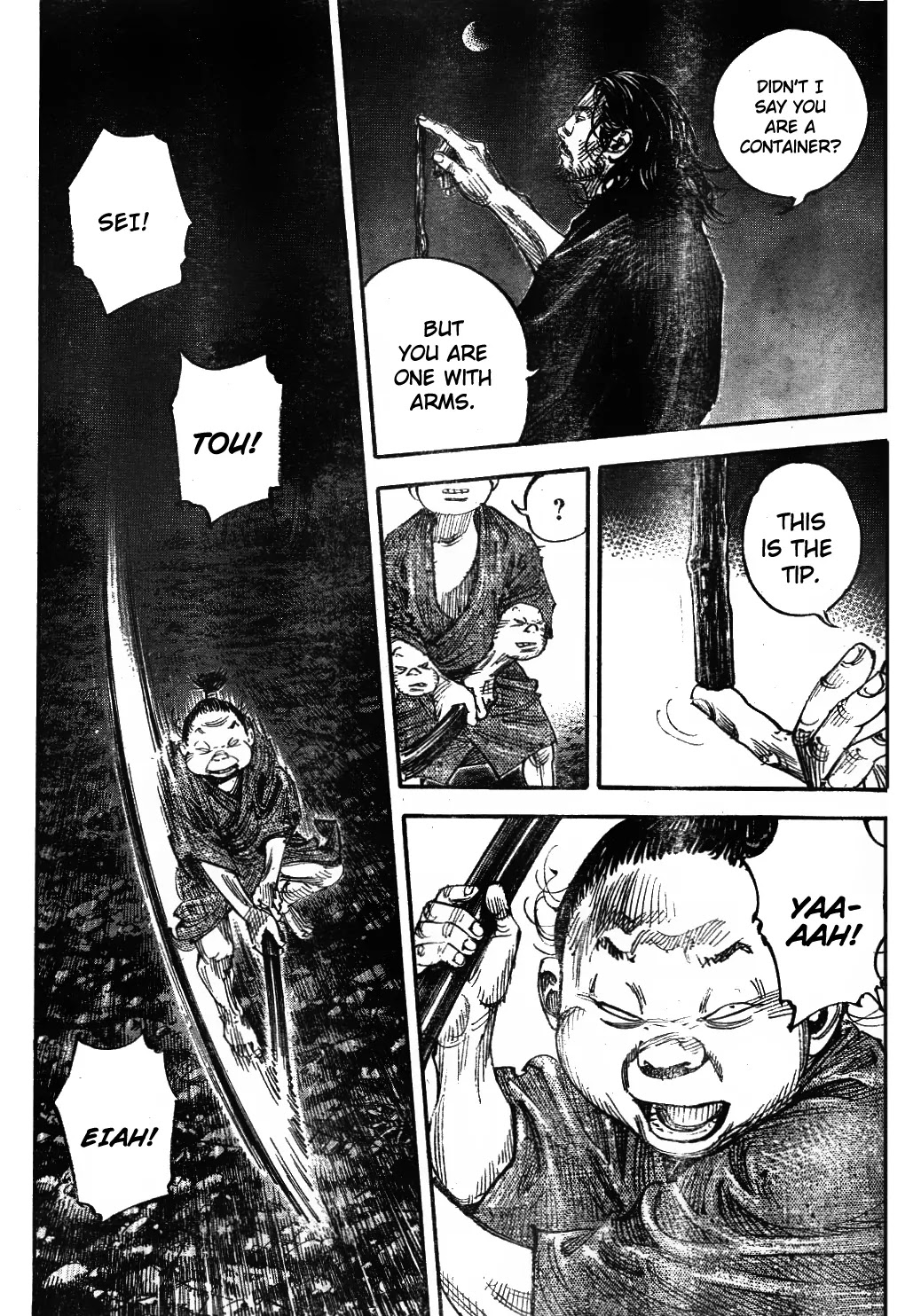 Vagabond manga, chapter 307, page 16 of 36