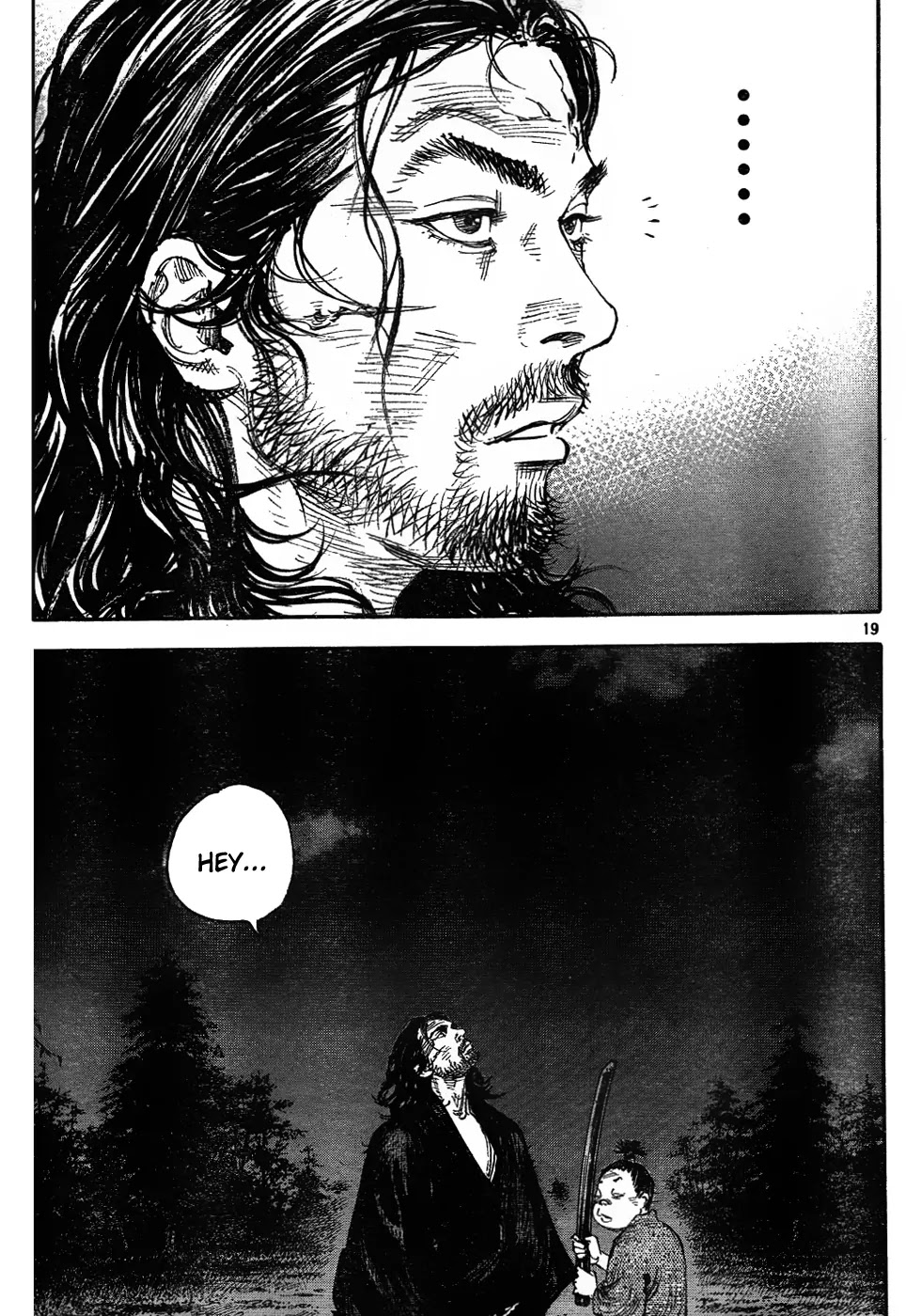 Vagabond manga, chapter 307, page 19 of 36