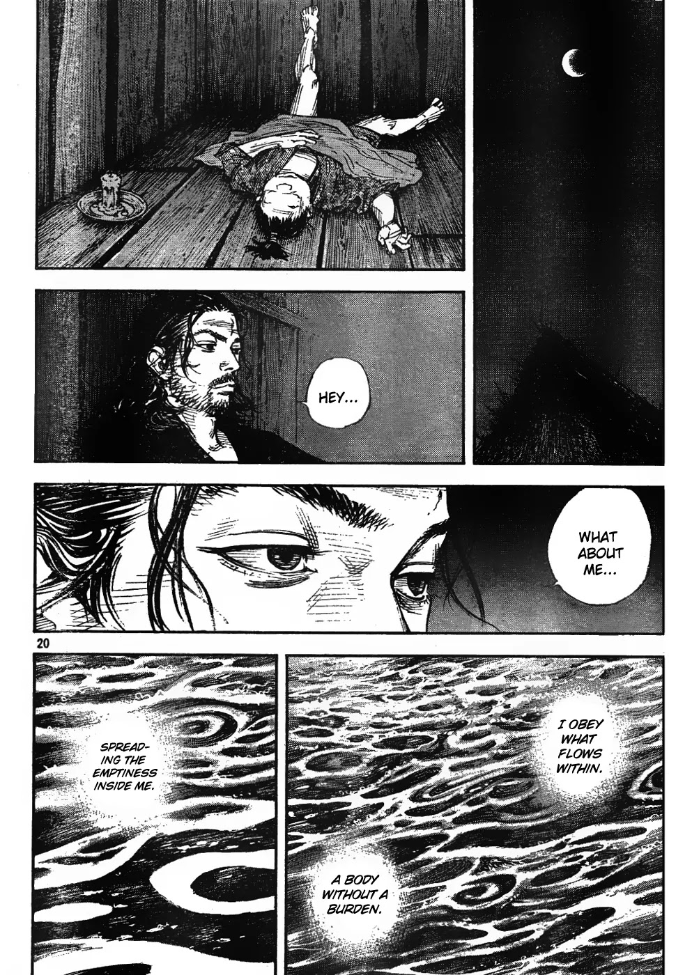 Vagabond manga, chapter 307, page 20 of 36
