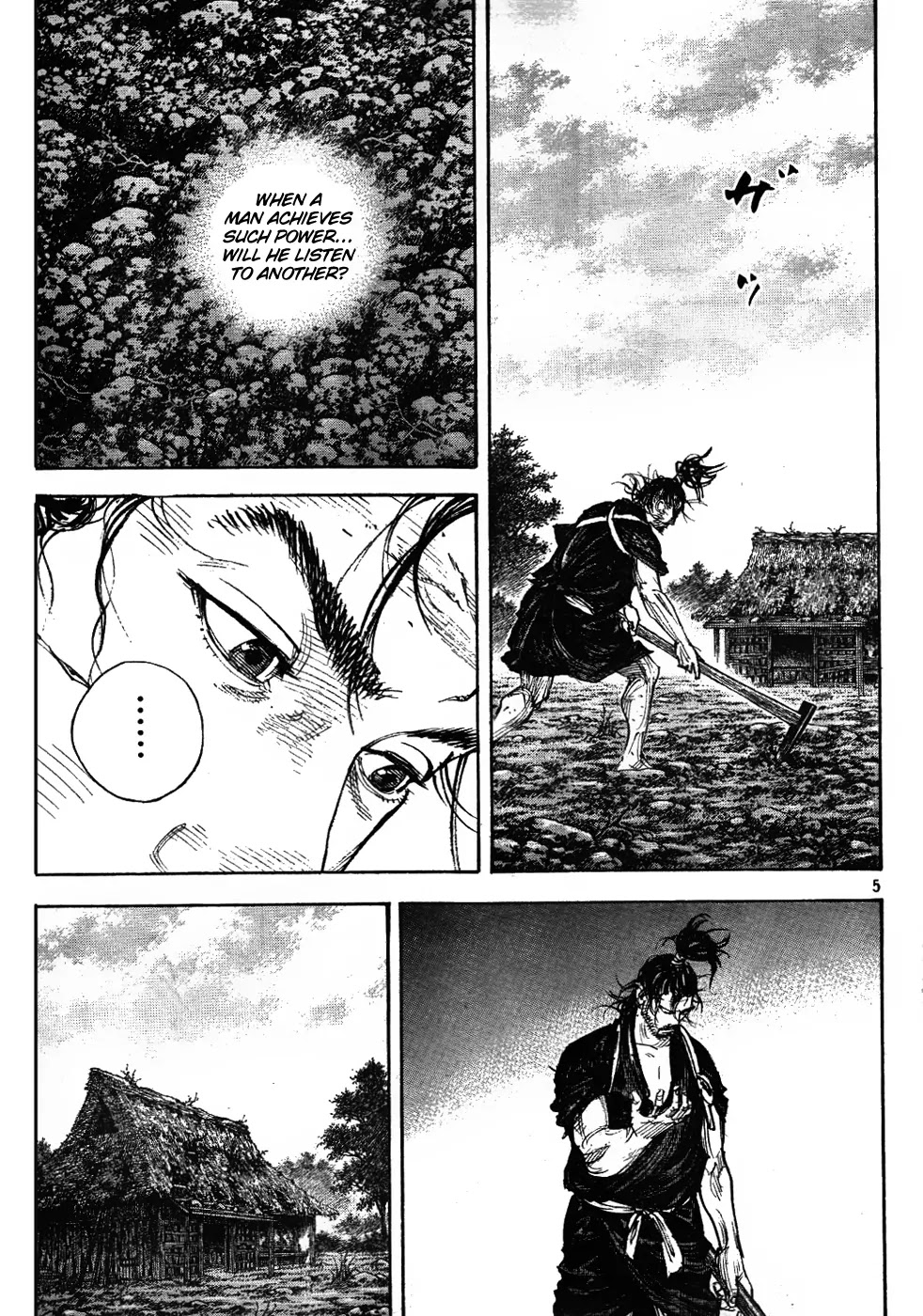 Vagabond manga, chapter 307, page 5 of 36