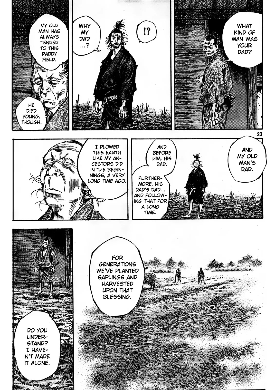 Vagabond manga, chapter 309, page 20 of 32