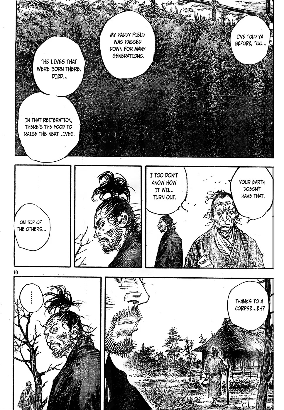 Vagabond manga, chapter 313, page 10 of 25