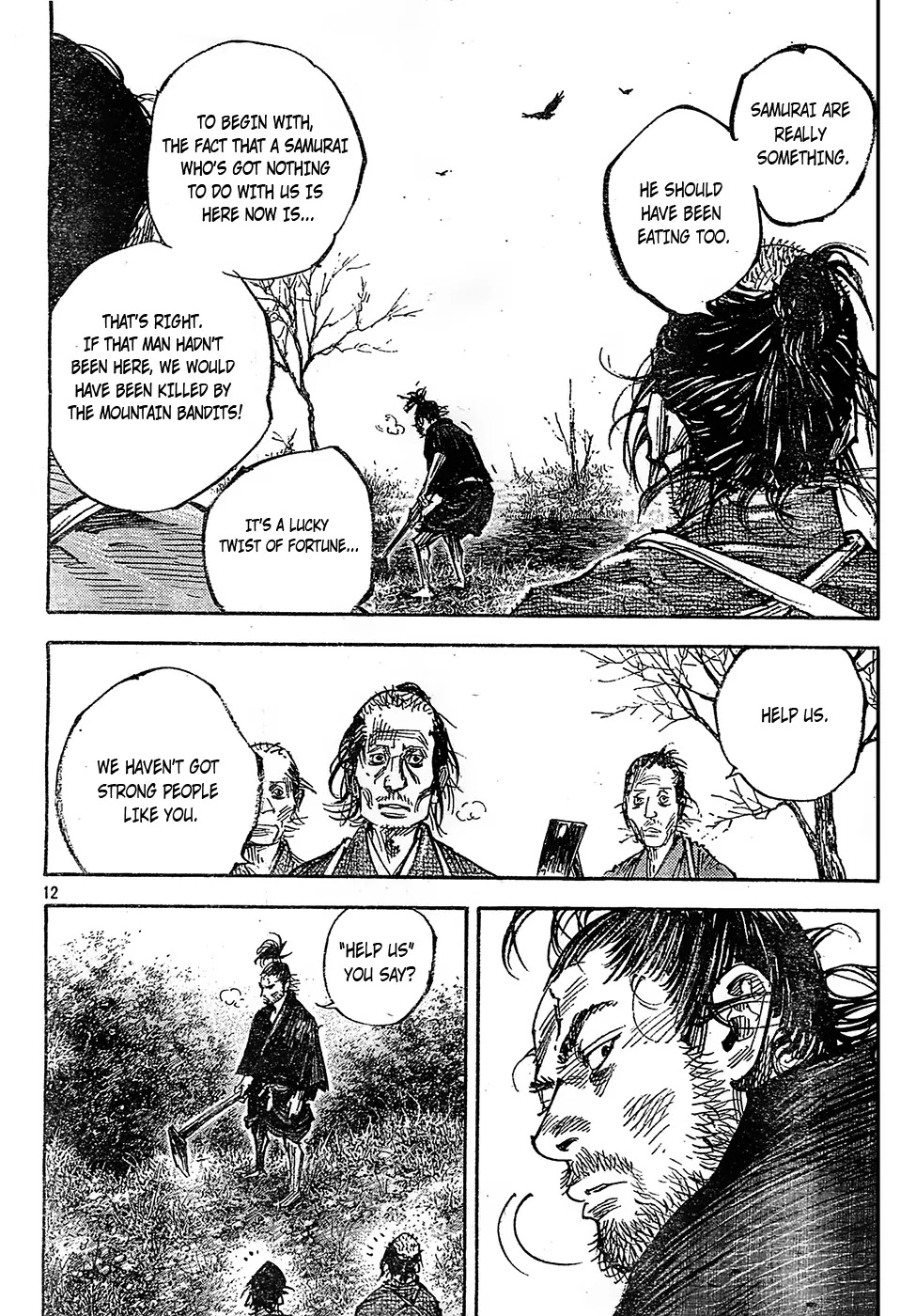 Vagabond manga, chapter 313, page 12 of 25