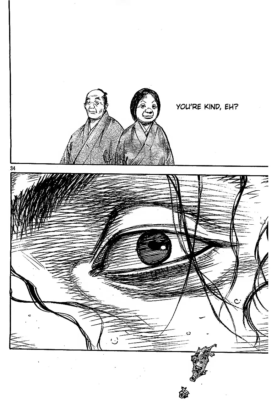 Vagabond manga, chapter 315, page 33 of 35