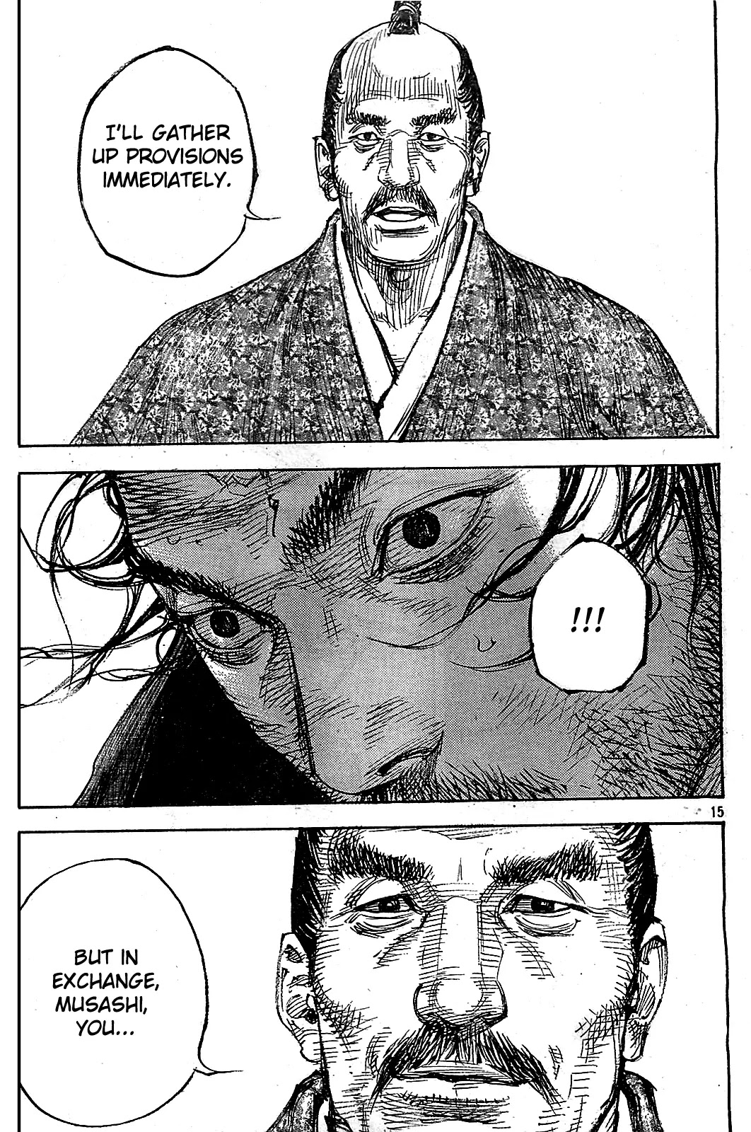 Vagabond manga, chapter 316, page 14 of 35