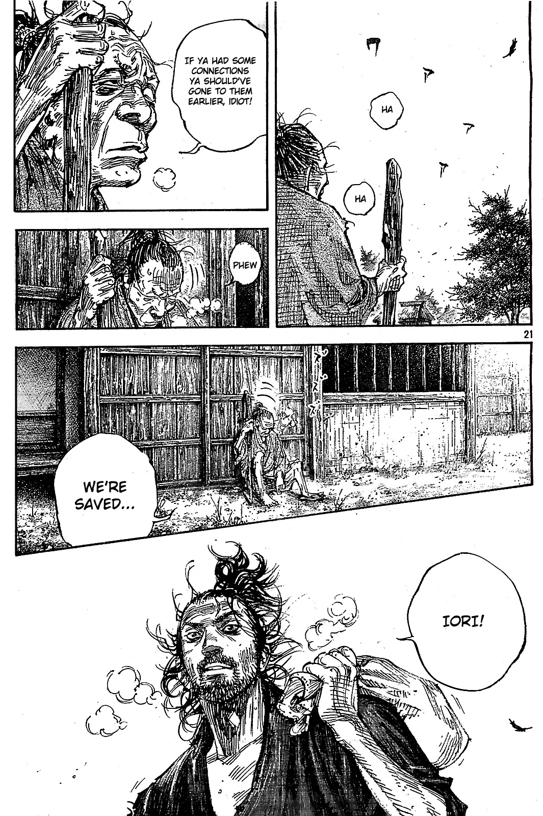 Vagabond manga, chapter 316, page 20 of 35